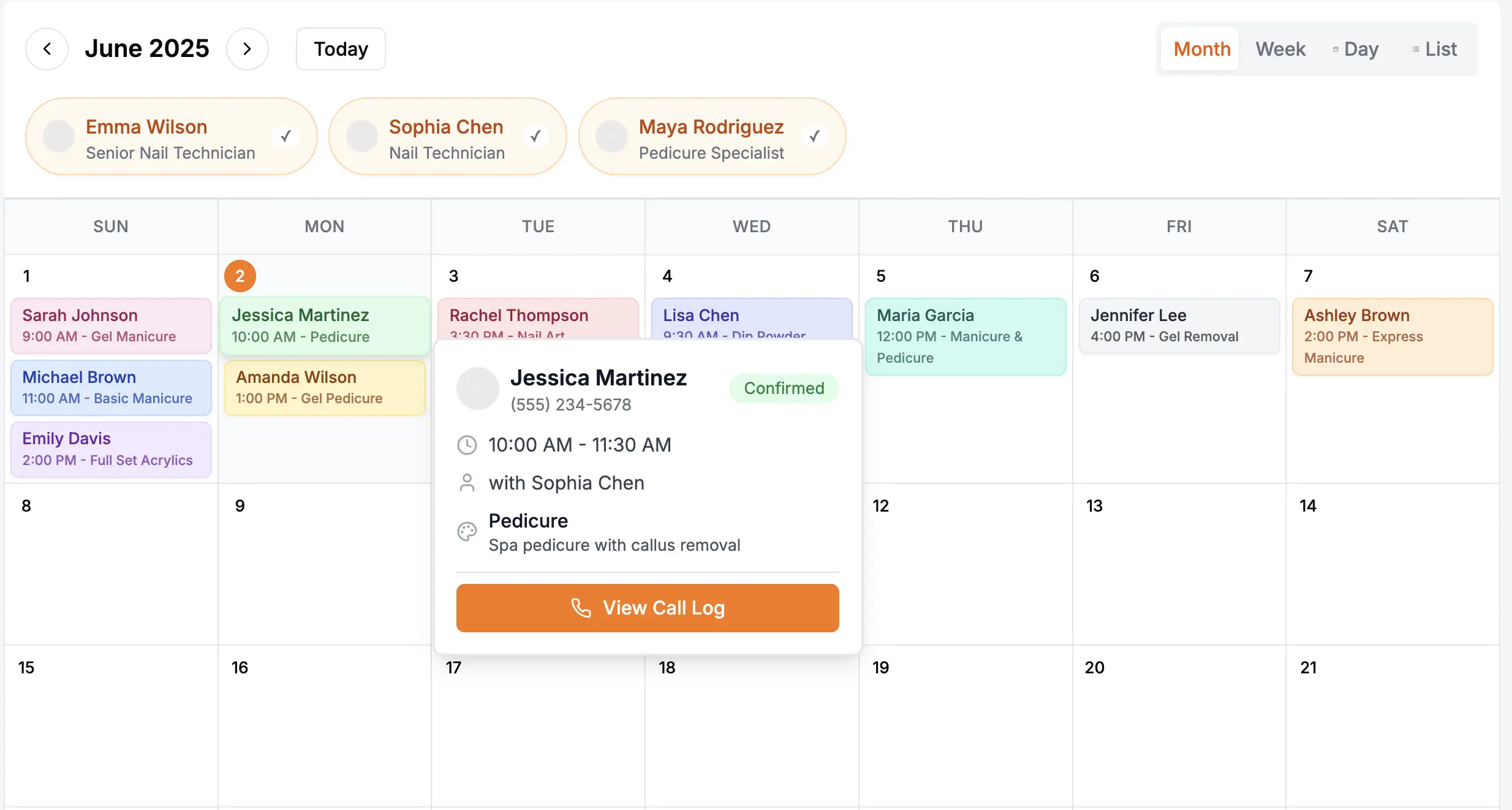 Smart Calendar Booking
